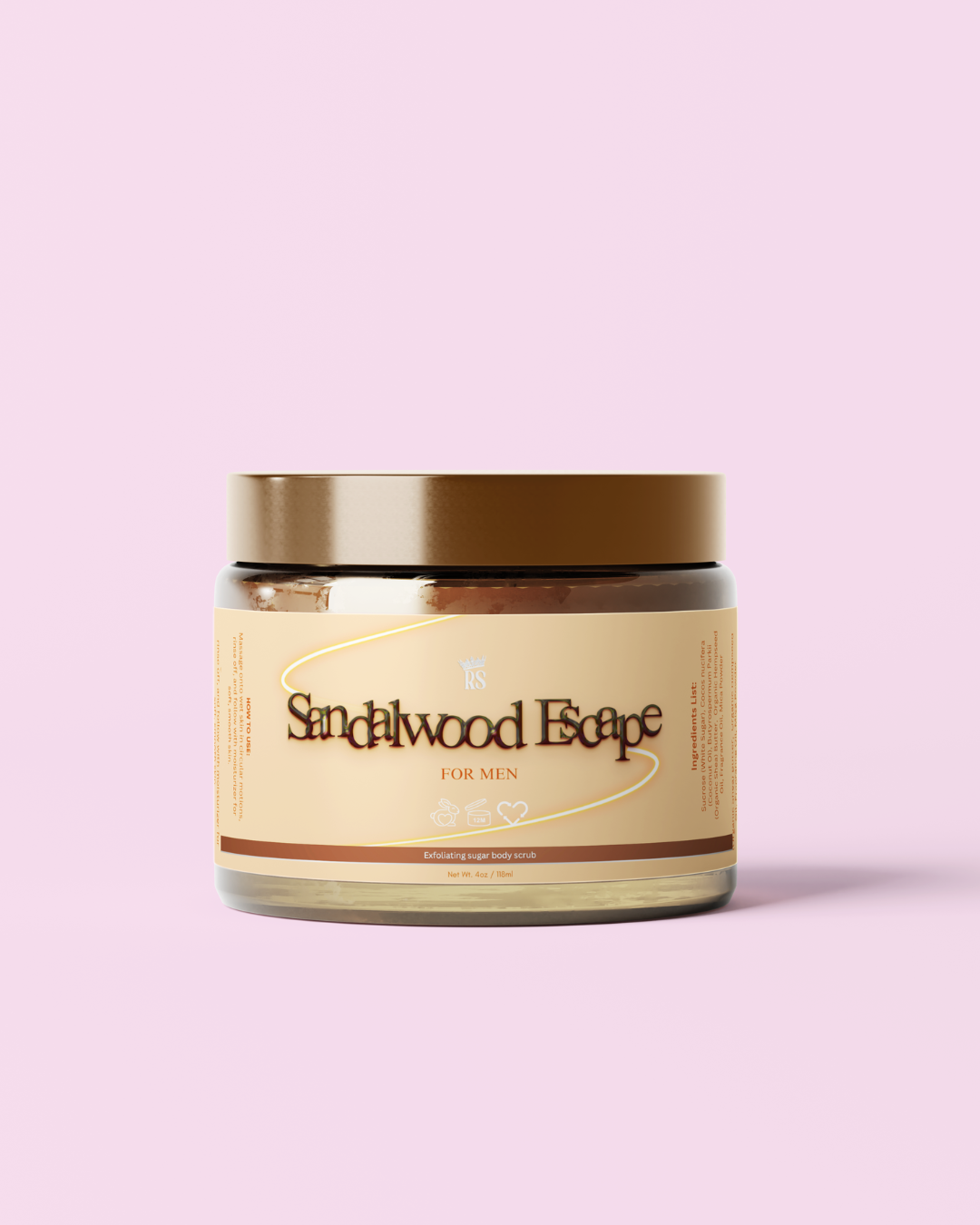 Sandalwood Escape Body Scrub For Men